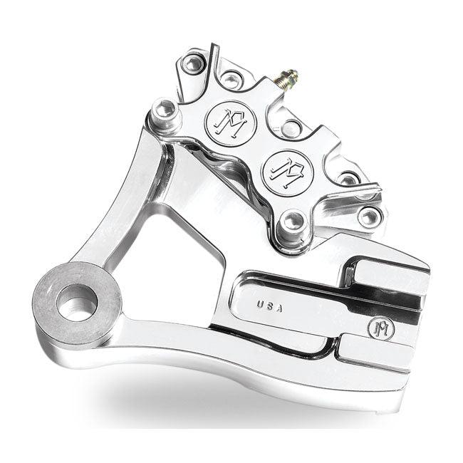 Performance Machine Caliper Mount 91-99 Dyna / Chrome Performance Machine 125x4R Brake Caliper Rear Bracket Customhoj