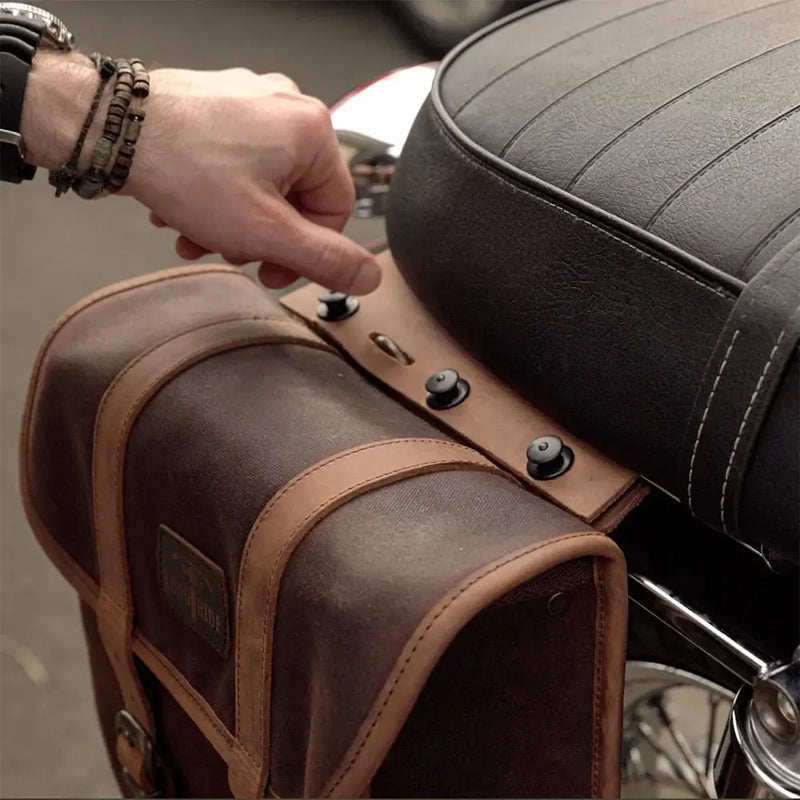 Longride Zestaw uniwersalnych toreb motocyklowych Pannier 18L Throw-Over