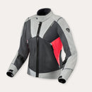 REV'IT! Airwave 4 Ladies Motorcycle Jacket Grey/Pink / 34  - Customhoj