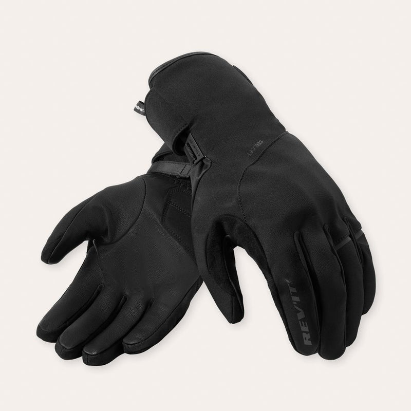REV'IT! Antigo H2O Motorcycle Gloves Black / S  - Customhoj