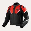 REV'IT! Automate Motorcycle Jacket Black/Neon Red / 46  - Customhoj
