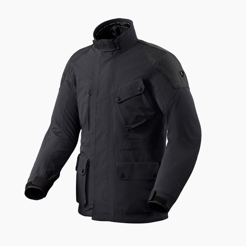 REV'IT! Denver H20 Motorcycle Jacket Black / S