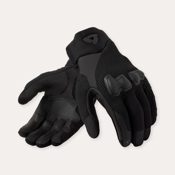 REV'IT! Kinetic 2 Motorcycle Gloves Black / S  - Customhoj