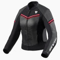 REV'IT! Median Ladies Motorcycle Jacket Black/Pink / 34