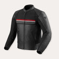 REV'IT! Mile 2 Motorcycle Jacket Black/Red / 46  - Customhoj