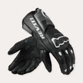 REV'IT! Quantum 3 Motorcycle Gloves Black/White / S  - Customhoj