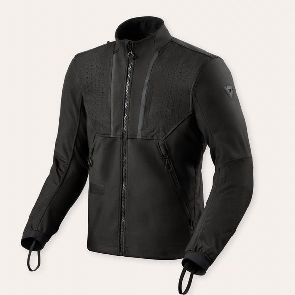 REV'IT! Surface Motorcycle Jacket Black / S  - Customhoj