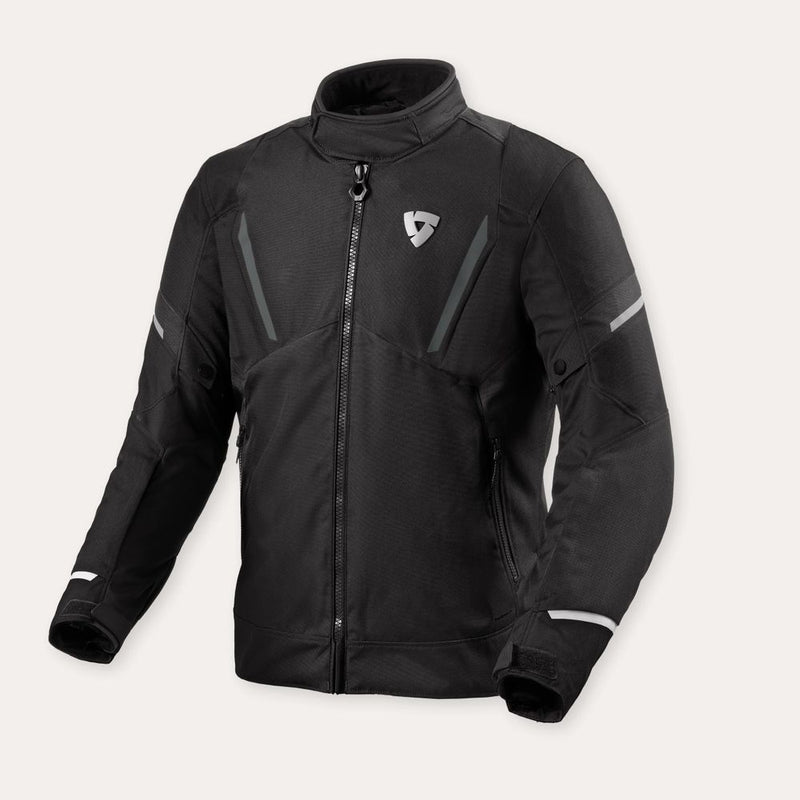 REV'IT! Undulate H2O Motorcycle Jacket Black/White / S  - Customhoj