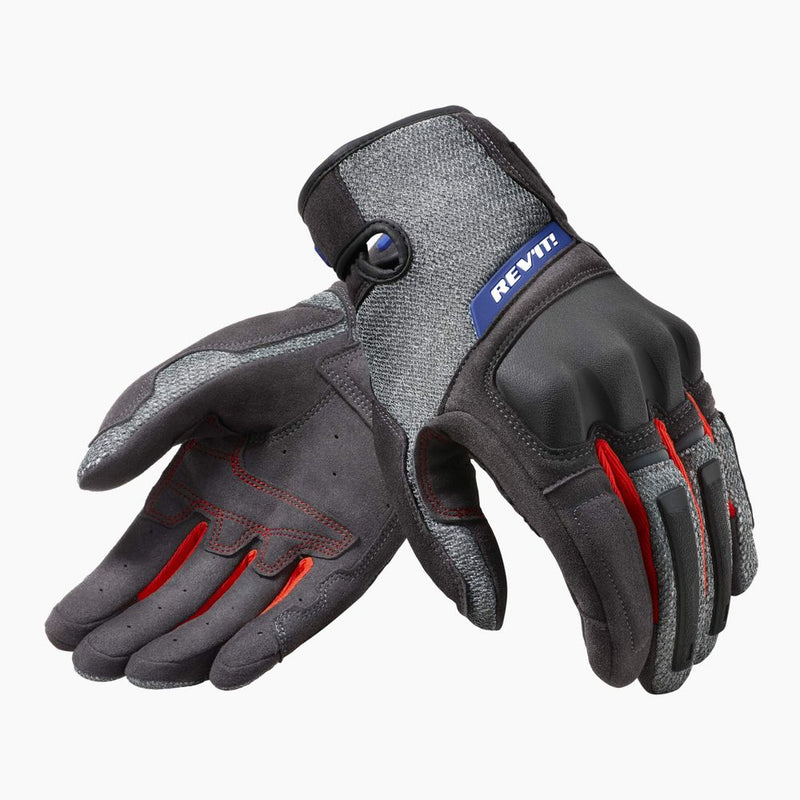 REV'IT! Volcano Motorcycle Gloves Black/Grey / S