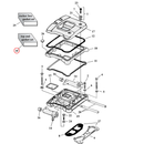 Rocker Box Parts Diagram Exploded View for Harley Evolution Big Twin 10) See top end gasket kits separately