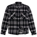 Roeg Blaze Flannel Shirt Black / S  - Customhoj