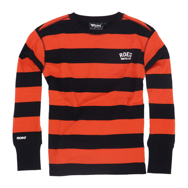 Roeg Ricky Striped Jersey Orange/Black / S