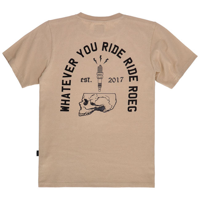Roeg Spark T-Shirt Sand / S  - Customhoj