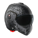 Roof Boxxer Alpha Flip-Up Motorcycle Helmet Matte Graphite / XS (54cm)  - Customhoj