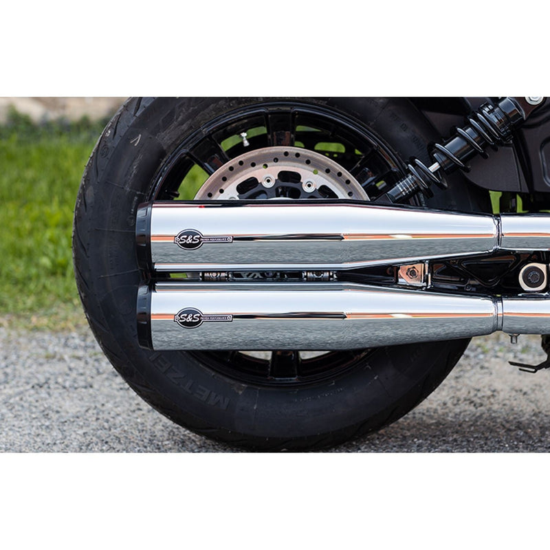 S&S Grand National Slip-On Mufflers for Indian