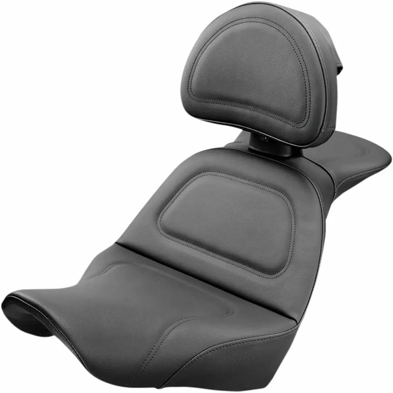 Saddlemen Explorer Touring Motorcycle Seat for Harley 18-24 Softail FXLR /  FXLRS /  FXLRST /  FLSB / Smooth / With Backrest