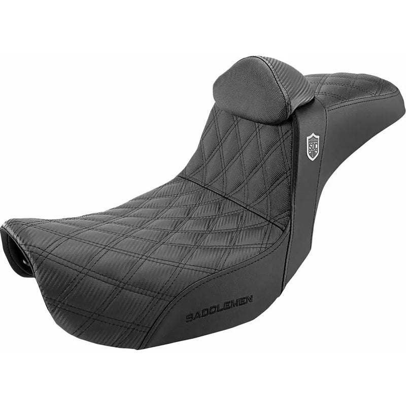 Saddlemen Pro Sdc Preformance Gripper Seats for Harley 06-17 FXD / FXDWG / With Backrest / Black