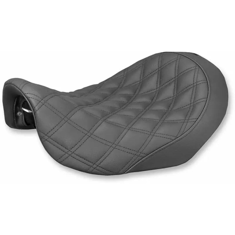 Saddlemen Renegade Lattice Stitch Solo Seat For Harley 06-17 Dyna FLD / FXD / FXDWG (EXCEPT FXDF) / Black