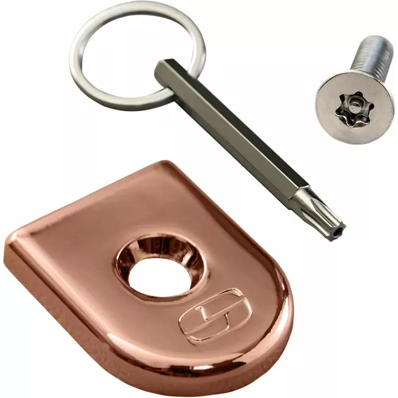 Saddlemen Security Seat Screws for Harley Rose Gold