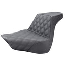 Saddlemen Step-Up Front Lattice Stitch for Harley 18-25 Softail Fat Boy / Black  - Customhoj