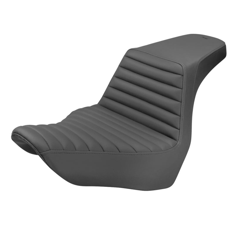 Saddlemen Step-Up Front Tuck-n-Roll for Harley 18-25 Softail Sport Glide & Low Rider / S / ST / Black  - Customhoj