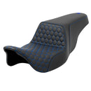 Saddlemen Step-Up Honeycomb for Harley 08-25 Touring (excl. 23-25 CVO; 24-25 Road Glide / Street Glide) / Black / Blue  - Customhoj