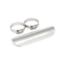 Smooth Universal Motorcycle Exhaust Heat Shield Chrome / 1 3/4" (4.4cm) / 7" (17.8cm)  - Customhoj
