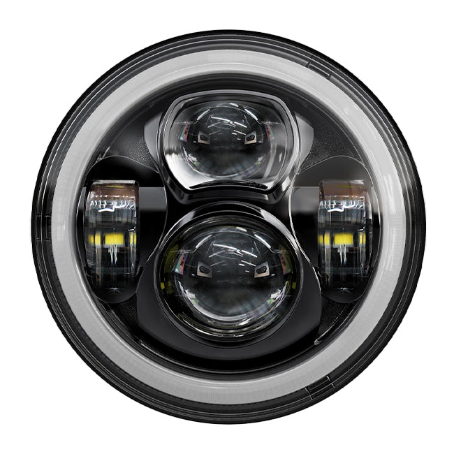 SMP Beam Dominator 7" Motorcycle LED Headlight Insert  - Customhoj
