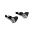 SMP Bullet Mini LED Motorcycle Turn Signals Black  - Customhoj