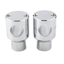 SMP Round Top Motorcycle Handlebar Risers  - Customhoj