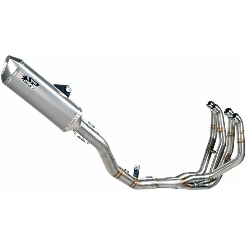 Spark Force Full Exhaust System for Kawasaki 09-24 ZX-6R / 636 (stainless steel collector with Force muffler) (GKA8806T)  - Customhoj