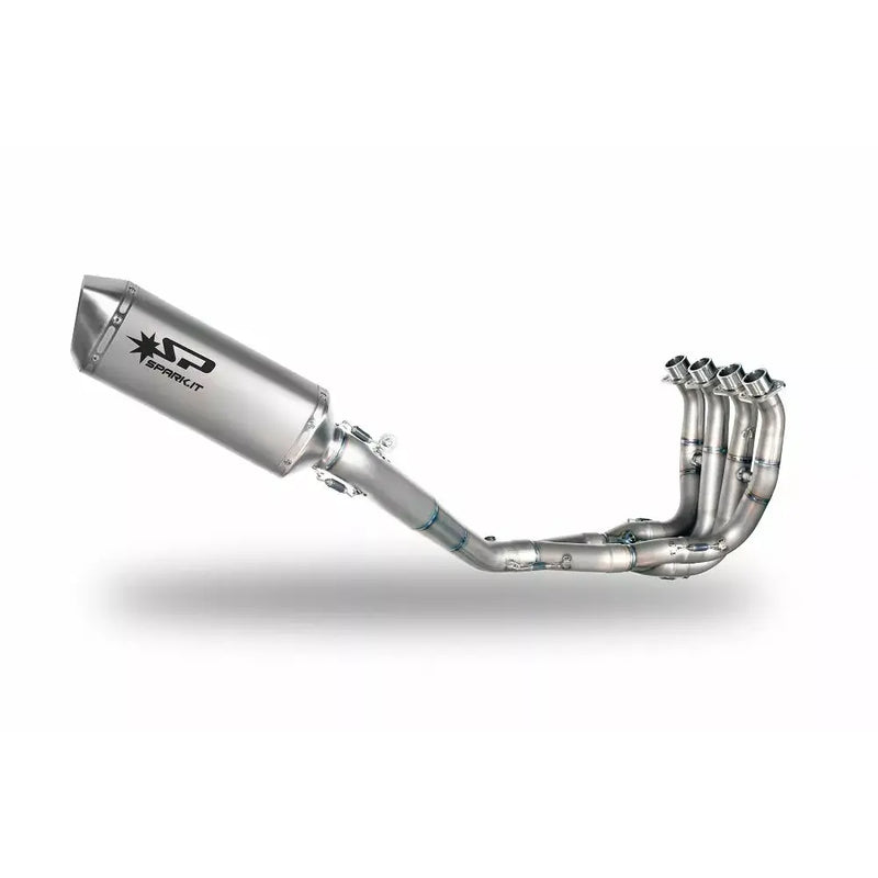 Spark Force Full Exhaust System for Yamaha 07-16 YZF R6 (stainless steel collector with Force muffler) (GYA8838T)  - Customhoj