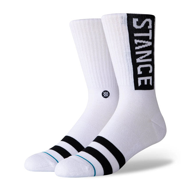 Stance Logo Socks White / 43-46