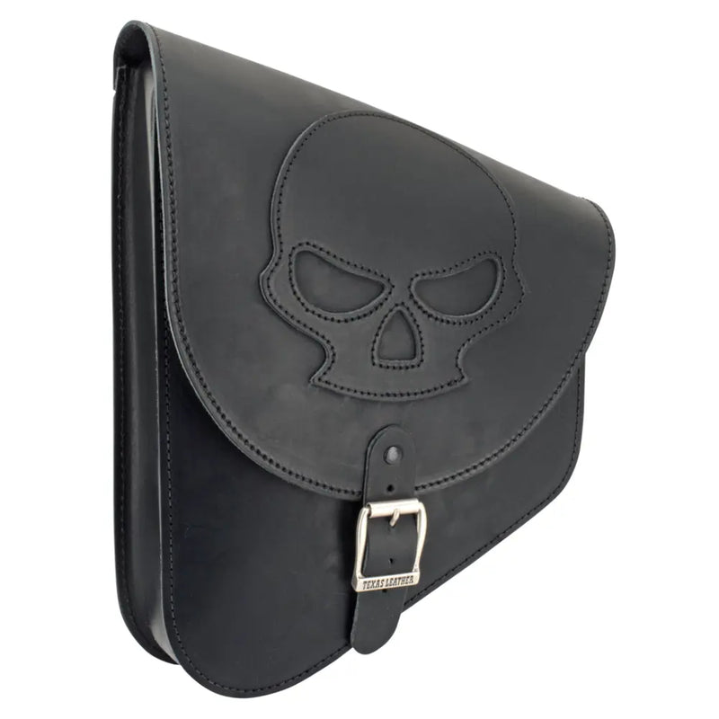 Texas Leather Wąska torba na wahacz do Harleya