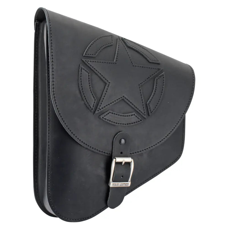 Texas Leather Wąska torba na wahacz do Harleya