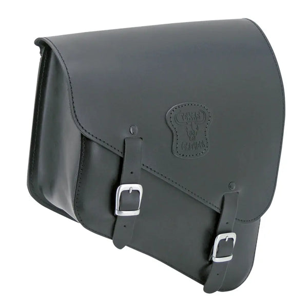 Texas Leather Czarna torba na ramę do Harleya