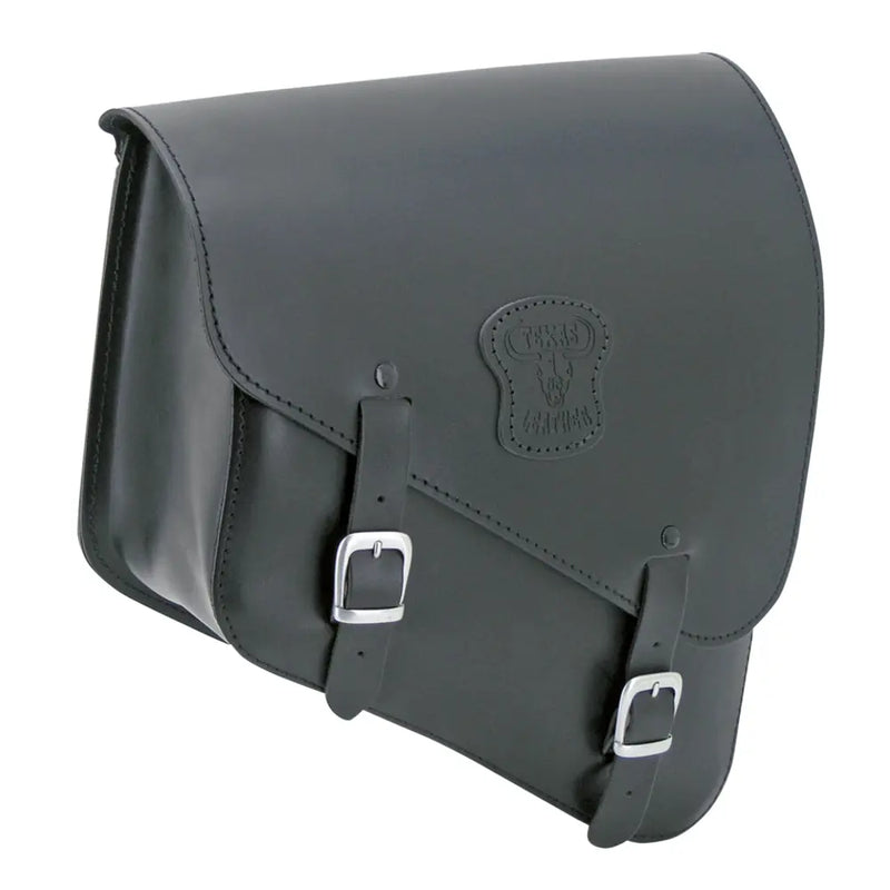 Texas Leather Czarna torba na ramę do Harleya