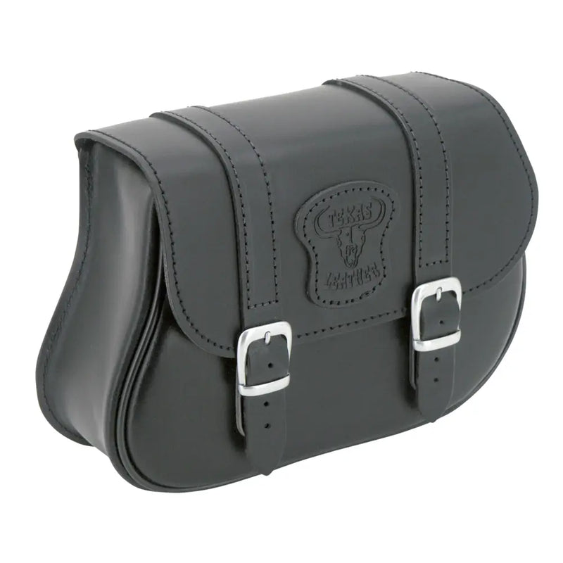 Texas Leather Czarna torba na ramę do Harleya