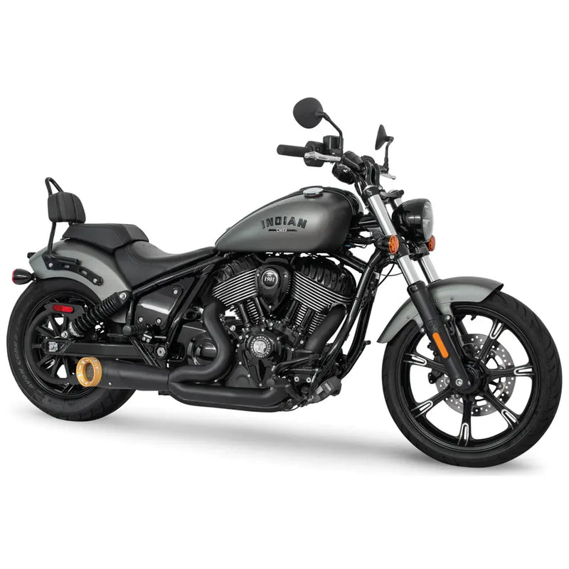 Freedom Performance Wydech Shorty Turn Out Straight Cut 2-into-1 dla motocykli Indian