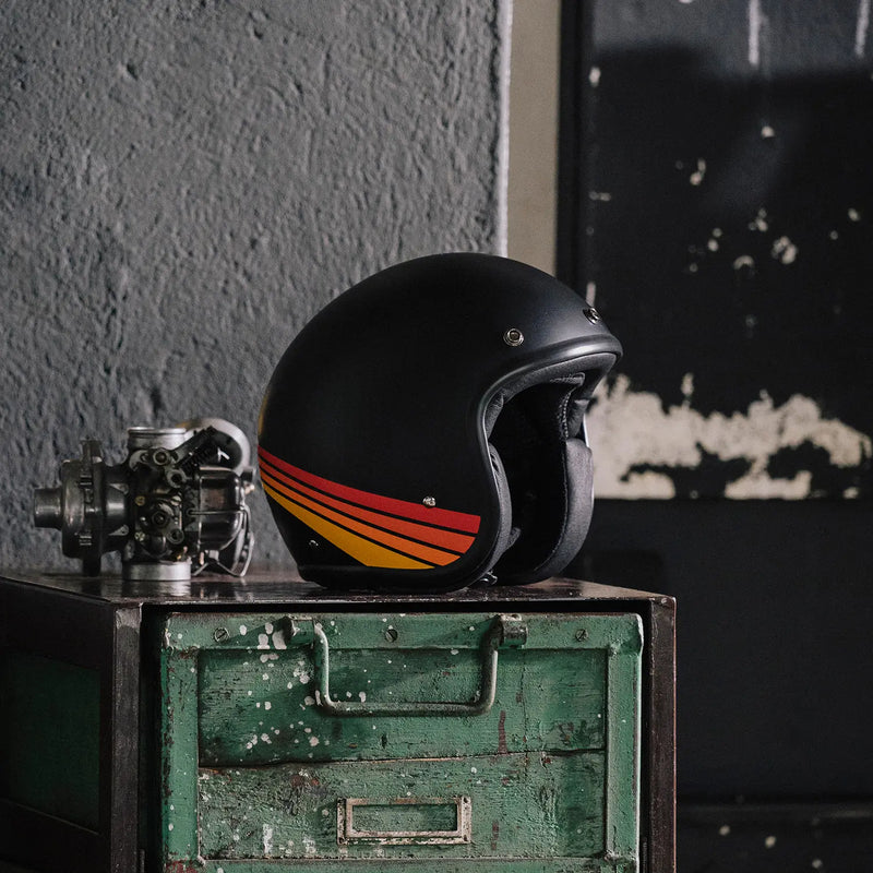 DMD Niestandardowy otwarty kask motocyklowy retro
