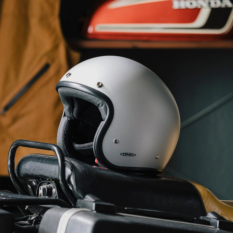 DMD Otwarty kask motocyklowy Retro Classic