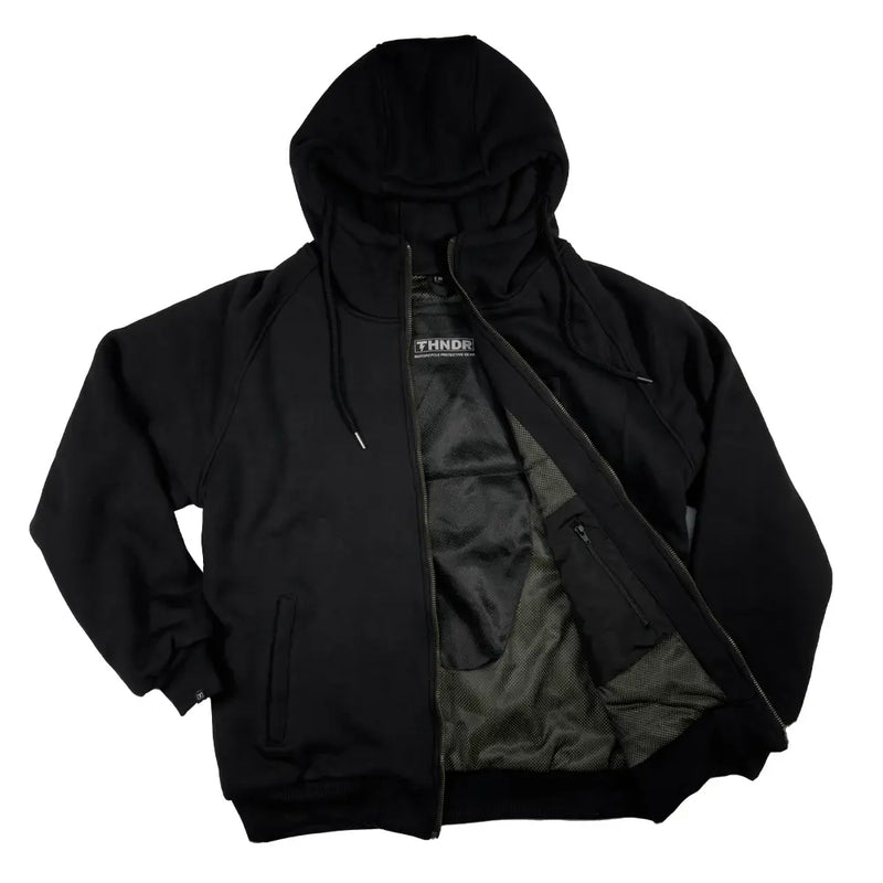 Kevlarowa bluza motocyklowa THNDR Blackout