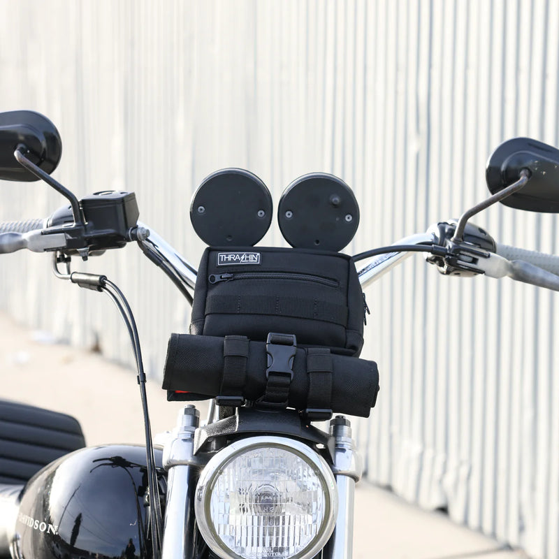 Thrashin Supply Motorcycle Handlebar Bag  - Customhoj