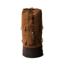 Trip Machine Vintage Leather Military Motorcycle Duffle Bag Tobacco Brown  - Customhoj