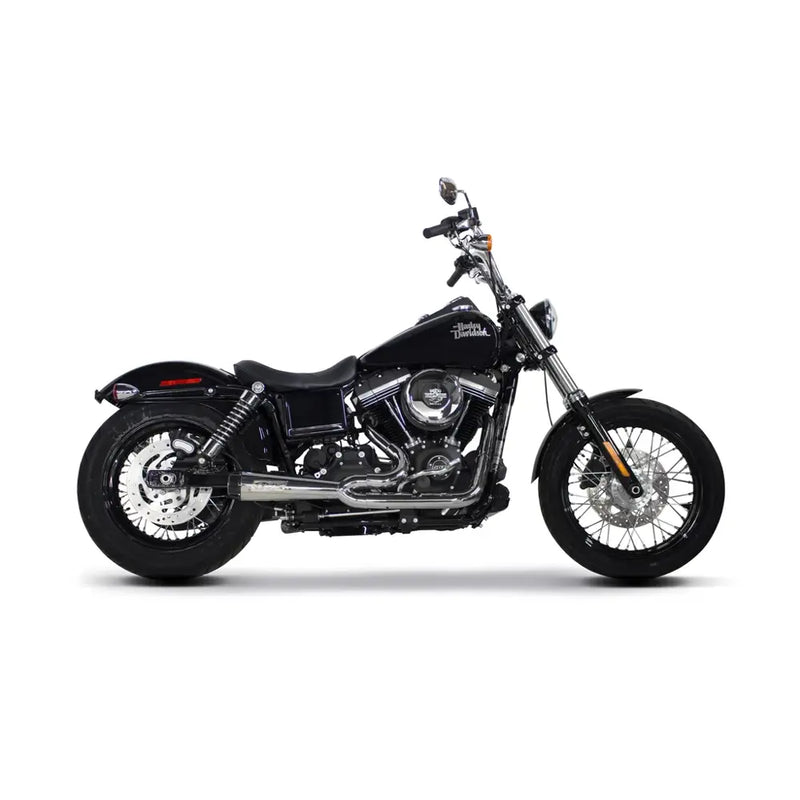 Two Brothers Racing Comp-S 2-into-1 Exhaust for Harley 06-17 Dyna / Polished Stainless steel  - Customhoj