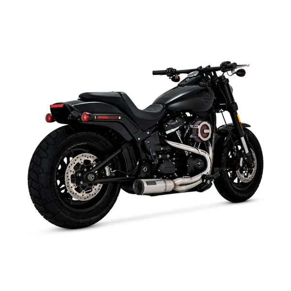 Vance & Hines 2-into-1 Stainless Hi-Output Exhaust for Harley 18-24 Softail (excl. Breakout / Fat Boy / FXDRS) / Brushed  - Customhoj