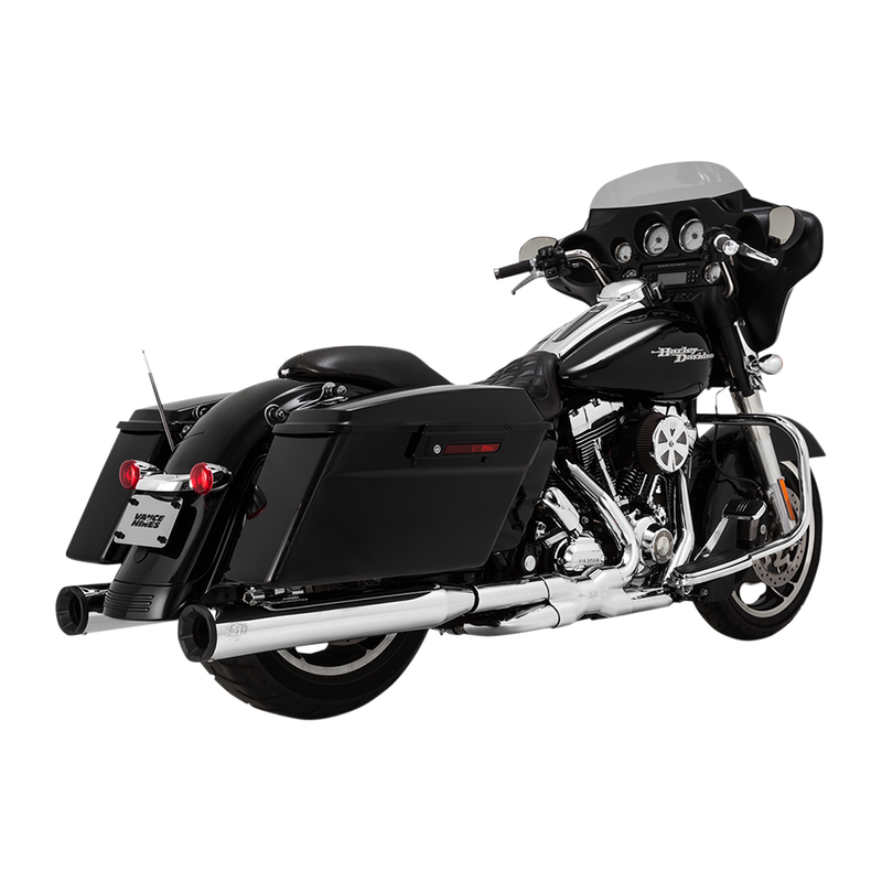 Vance & Hines 4" Eliminator 400 Slip-On Mufflers for Harley