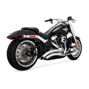 Vance & Hines Big Radius Exhaust for Harley 18-24 Softail Breakout / Fat Boy / FXDRS / Chrome  - Customhoj