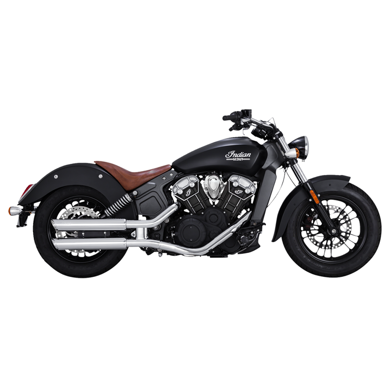 Vance & Hines Twin Slash 3" PCX Slip-On Mufflers for Indian