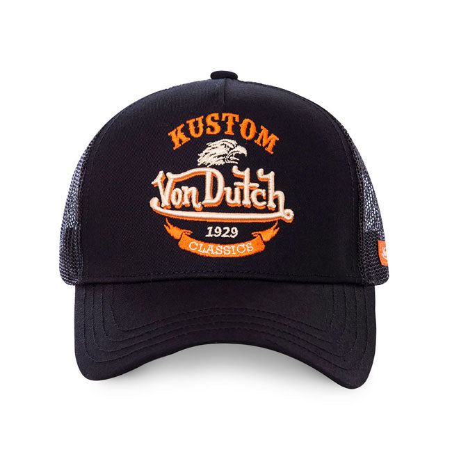 Von Dutch Eagle Trucker Cap black